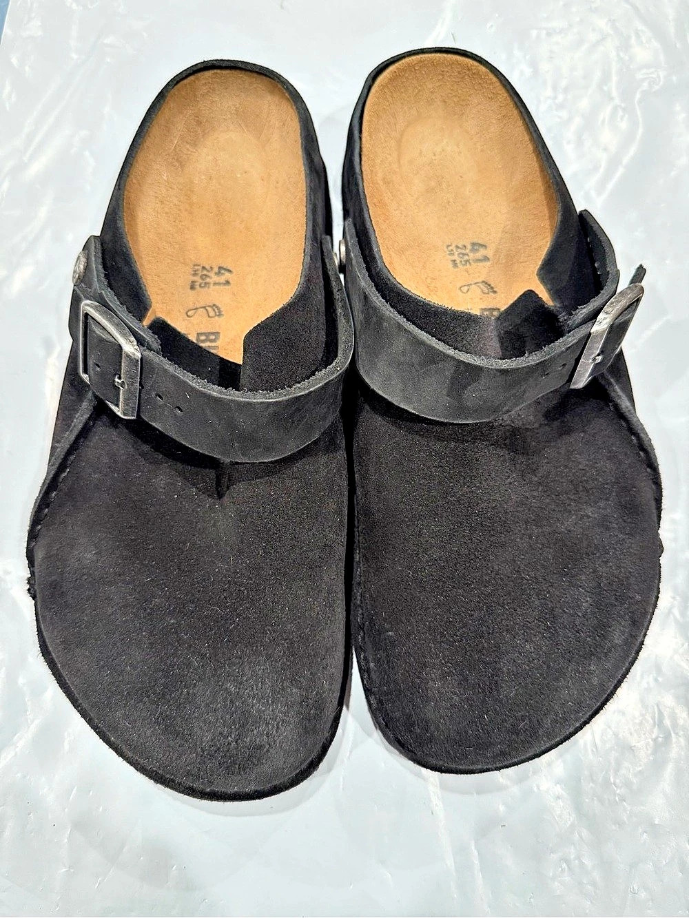 Birkenstock Boston lutry Black Clogs size 41 new